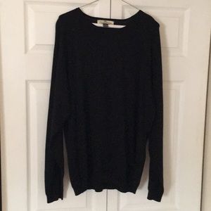 Men’s long sleeve silk sweater